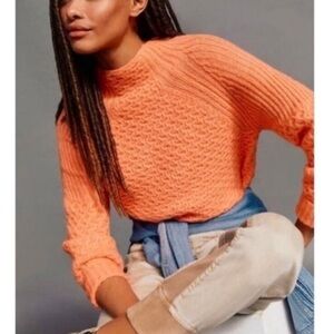 NWT Anthropologie Women's Coral Sweater - size medium